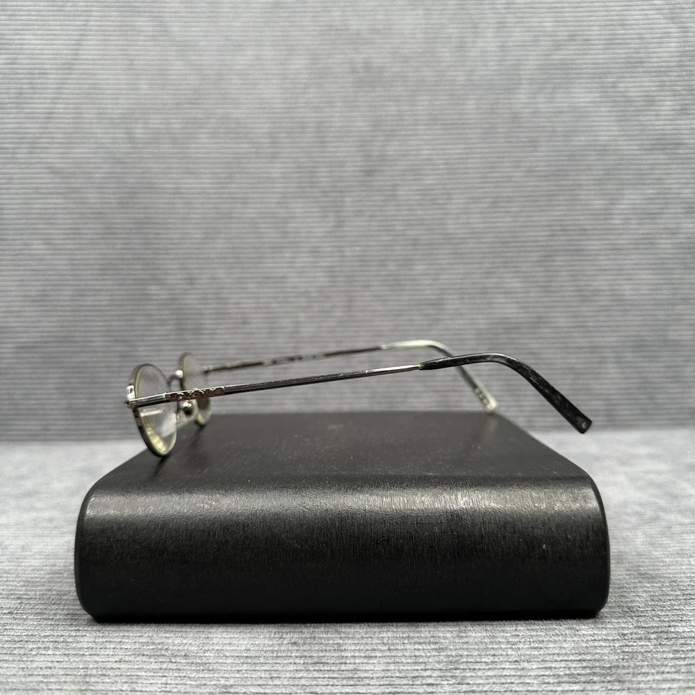 DKNY Durrell Oval Eyeglasses Y2K Metal Frames Japan KY53744 48-19-140 Vintage